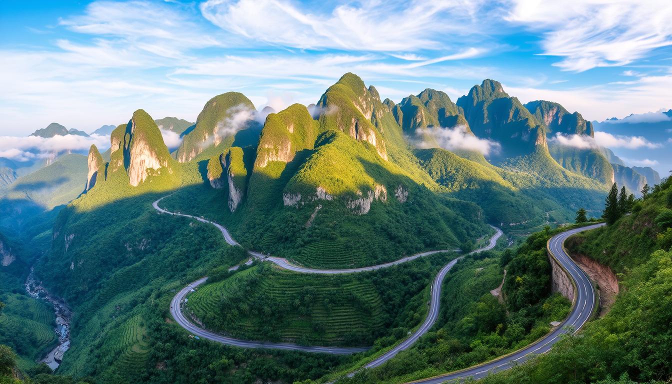 Vietnam mountain roads